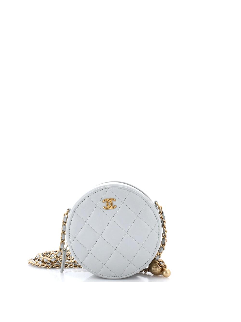 Chanel Pearl Crush Round Clutch With #371045C27B